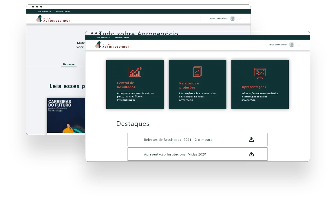 Portal Relação com investidor