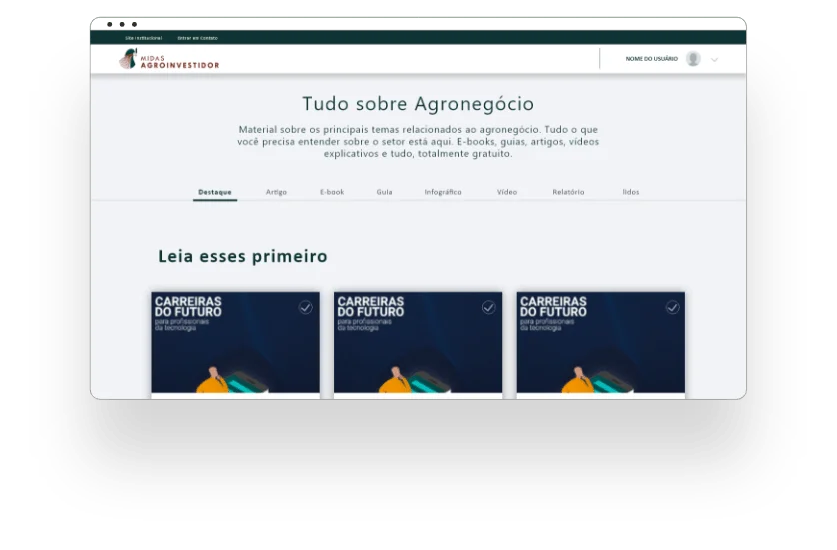 website institucional
